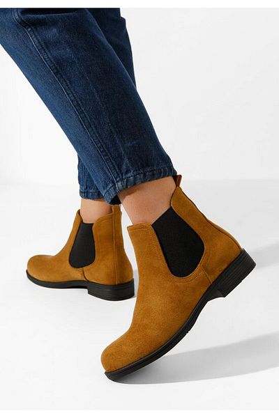 B T Shoes Ghete chelsea dama camel Zelmira