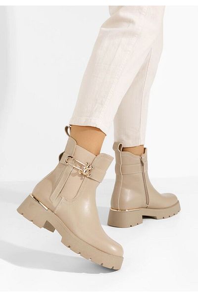 B T Shoes Ghete dama Latashia V2 kaki
