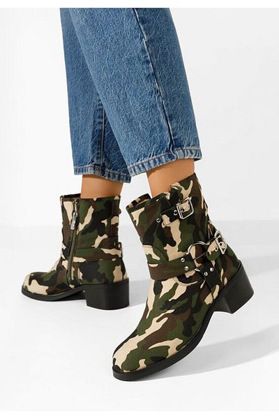 B T Shoes Ghete dama Pamira verzi