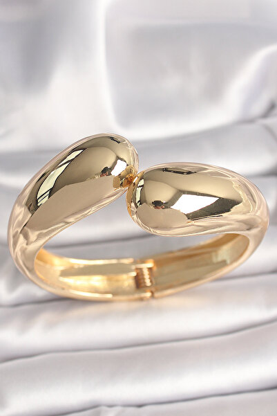 Generic Brand Brass Gold Color Drop Model Women's Handcuffs