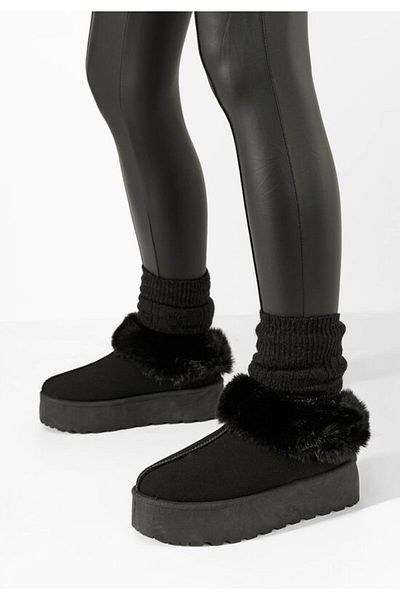 B T Shoes Maily women's winter boots, black
