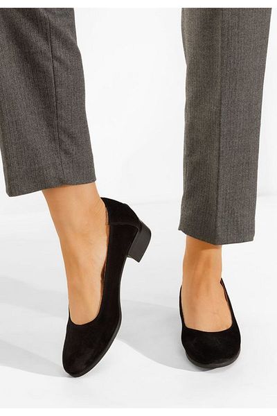 B T Shoes Pantofi Dama Piele Naturala Negri Montremy V2
