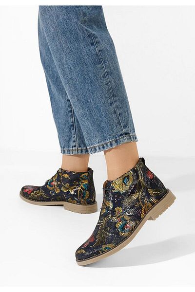 B T Shoes Women's leather boots Kalisa V10 multicolor