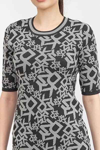 Dkny Logo Intarsia Kadın Elbise