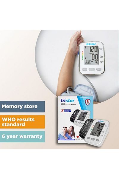 trister Digital Blood Pressure Monitor | With Memory Store : TS-305BM