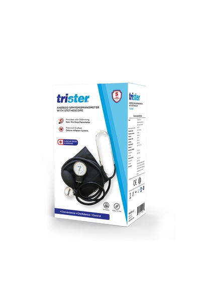 trister جهاز قياس ضغط الدم اللاسائلي مع سماعة طبية - TS 620AS