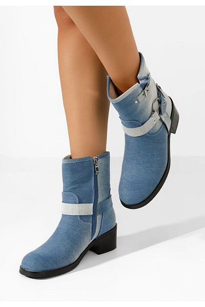 B T Shoes Ghete dama Pamira denim