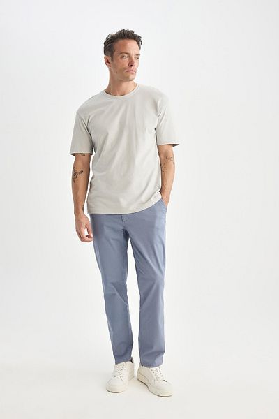DeFacto Slim Fit Gabardine Chino plátěné kalhoty B2089ax25sp