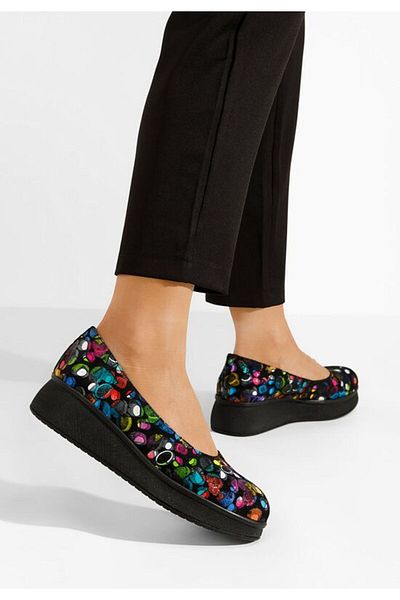 B T Shoes Pantofi cu platformă Cantoria V8 multicolori