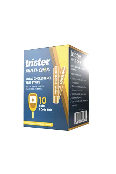 trister Multicheck Total Cholestrol 10'S Test Strip