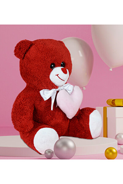 Özgüner Oyuncak 65 cm Cute Boss Teddy Bear with Heart