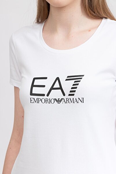 EA7 Tricou de damă cu guler rotund