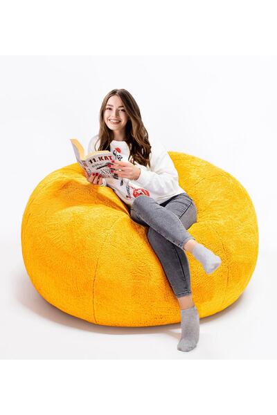 Özgüner Oyuncak Pabtex Peluş Oturma Puf (%100 YERLİ)