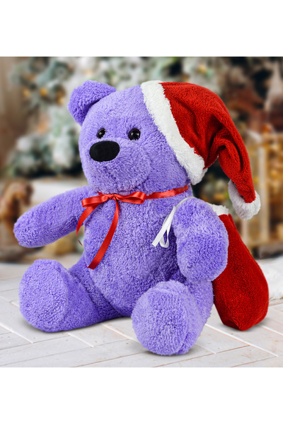 Özgüner Oyuncak 55 Cm Güllüm Ayıcık Noel Baba Pelerinli Peluş Ayıcık