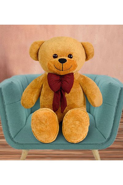 ÖZGÜNER 90 cm Wide 100% Domestic Bow Tie Teddy Bear