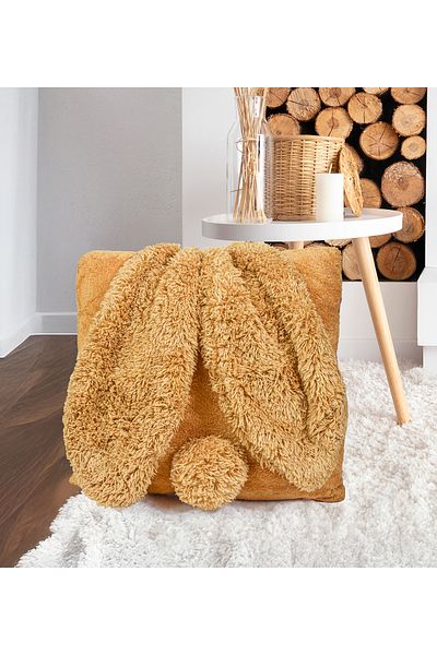 Özgüner Oyuncak Pabtex Decorative Rabbit Ear Throw Pillow - Soft and Comfortable