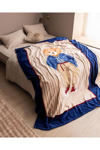 Madame Coco Bedruckte Wellsoft-Decke „Marnay“