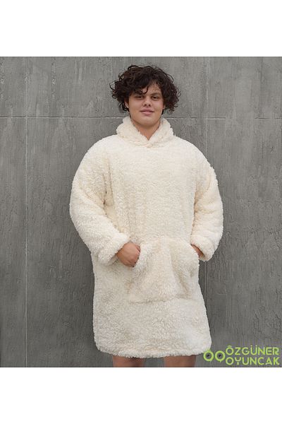 Özgüner Oyuncak Pabtex Wearable Blanket: Perfect for Watching Movies or Reading Books