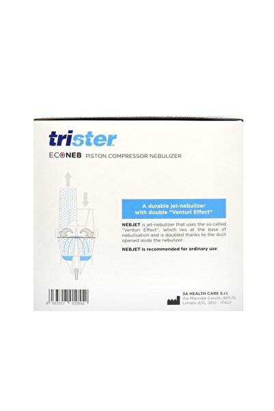 trister Econeb Piston Compressor Nebulizer, Nebulization Rate 0.35 Ml/Min : AP12003A