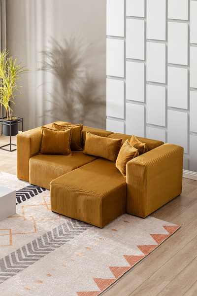 GOOD NİGHT Katt Modüler Ekstra Rahat İskeletli 2 Li Koltuk 10 Renk