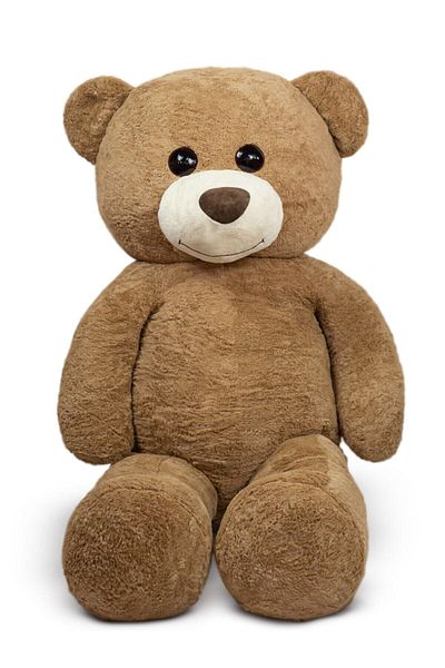 ÖZGÜNER 180 Cm Large Teddy Bear with Bow Tie - 100% Domestic Bababo
