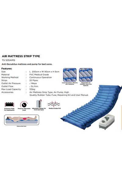 trister Anti -Decubitus Mattress Strip Type : TS 505 AMS