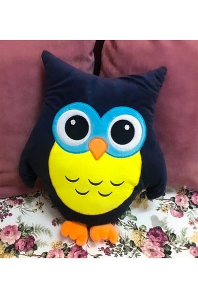 Özgüner Oyuncak 100% Domestic Owl Pillow Plush Toy