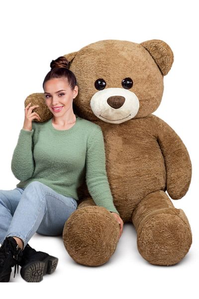 ÖZGÜNER 180 Cm Large Teddy Bear with Bow Tie - 100% Domestic Bababo