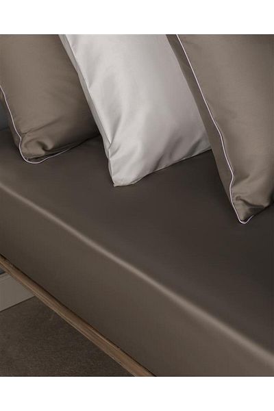 Madame Coco Alicia Luxus-Bettbezug-Set aus Satin in Familiengröße mit Paspelierung