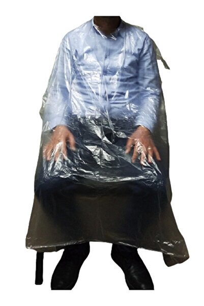 TARGA TEDARİK Tek Kullanımlık Berber Kuaför Kesim Saç Boyama Önlüğü Taronl00156