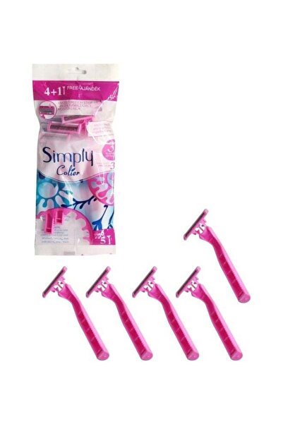 colier كولير طقم شفرات سيمبلي كولير مكونة من 5 قطع وردي