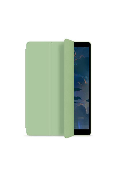 Choice حافظة تابلت Tbtic باللون الأخضر الفاتح لجهاز iPad Air 5 4 10.9 Pro 11 10th Funda 9th 8th 7th Ge