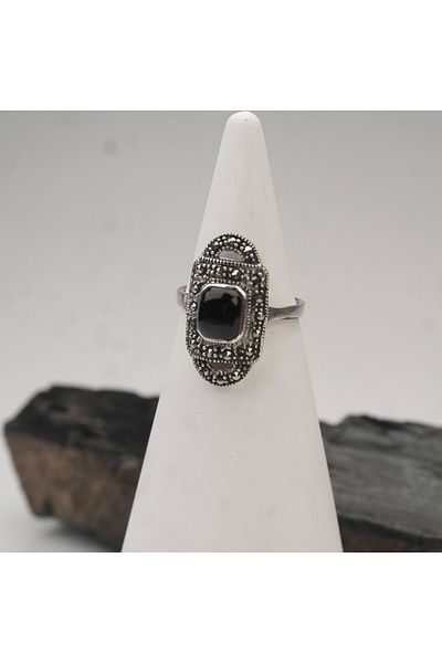 Skygo Lock Model Oltu Stone Women's Ring