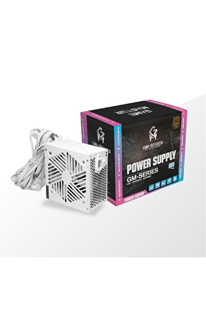 GM Game Master 650W 80+ Bronze Beyaz Kasa Power Supply PSU Güç Kaynağı