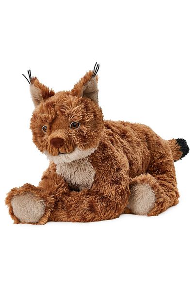 IKEA SKOGSDUVA Soft toy, lynx/orange brown, 63 cm