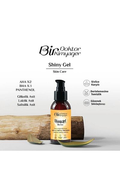 Bir Doktor Bir Kimyager Shiny Gel (and Anti-Blackhead 2% Aha 1% Bha) (100 ml)