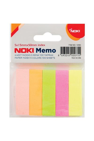 Noki مؤشر ورق المذكرات 5 ألوان