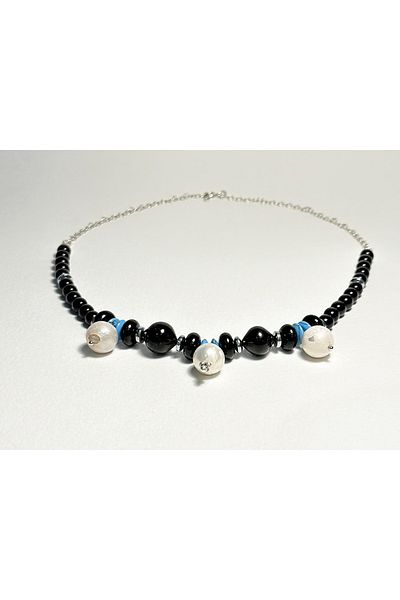 Skygo Cross Pearl Necklace