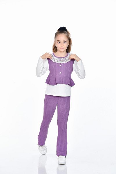 Kamex Waterway Shirt Detailed Girl's Suit