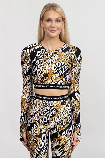 VERSACE JEANS COUTURE Kadın Uzun Kollu T-shirt73hah218js110