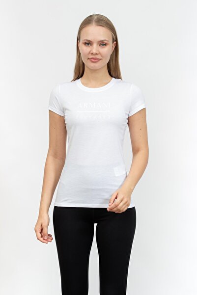 Armani Exchange Kadın Bisiklet Yaka T-Shirt