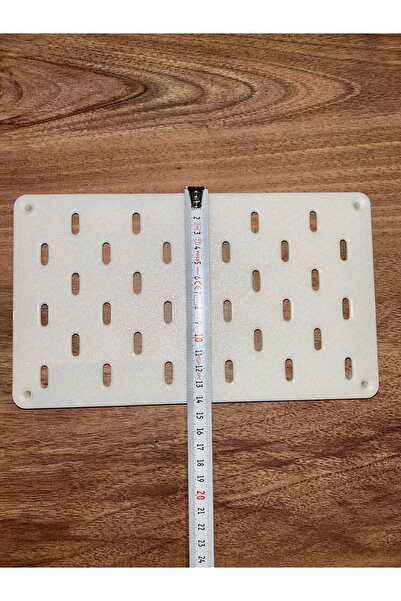 Atlas Lab SKADIS Tarzı Pegboard - Modüler Delikli Organizasyon Panosu 14x24 cm 3D Baskı