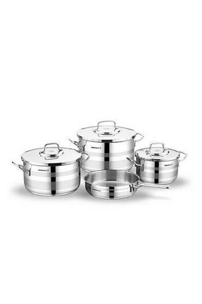 KORKMAZ Korkmaz Turkish stainless steel cookware set