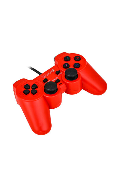 Kontorland Kablolu PC Gamepad – D-Input & X-Input Destekli Çift Titreşimli USB Oyun Kolu