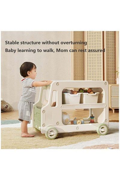 COOYA Multi-functional children's storage stroller,large capacity,side rail design,with 2 storage boxes