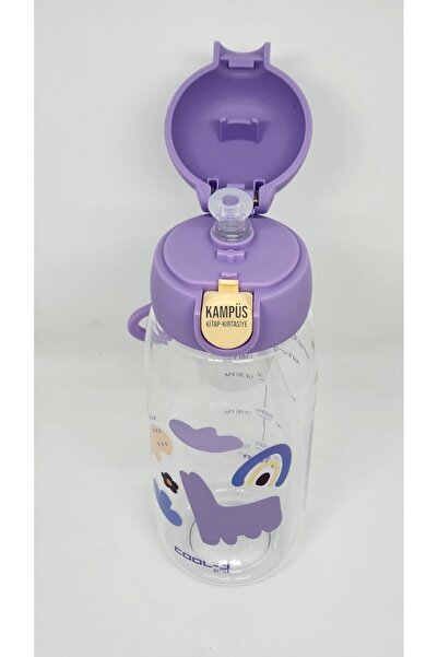 Gıpta Lockable Tritan Water Bottle with Straw 600ml Lilac-In Box