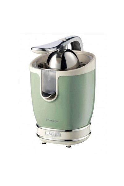 ARIETE Citrus juicer Ariete 0413CR/GR Vintage, power 85W, Stainless steel, with handle (Cream/Green)