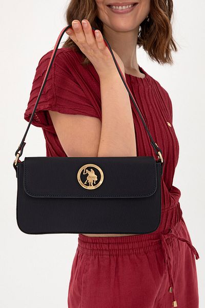 U.S. Polo Assn. Women's Navy Blue Shoulder Bag 50293671 -Vr033