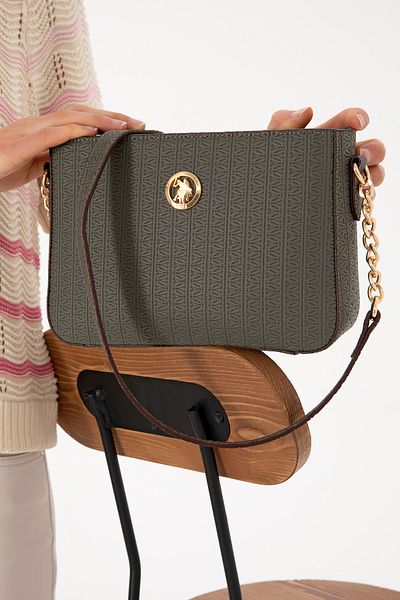 U.S. Polo Assn. Women's Khaki Crossbody Bag 50293651 -Vr027