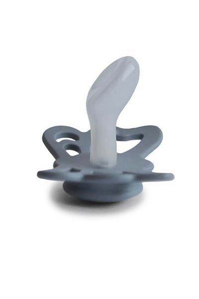 Frigg Butterfly Silicone Pacifier - Great Gray 6-18 Months